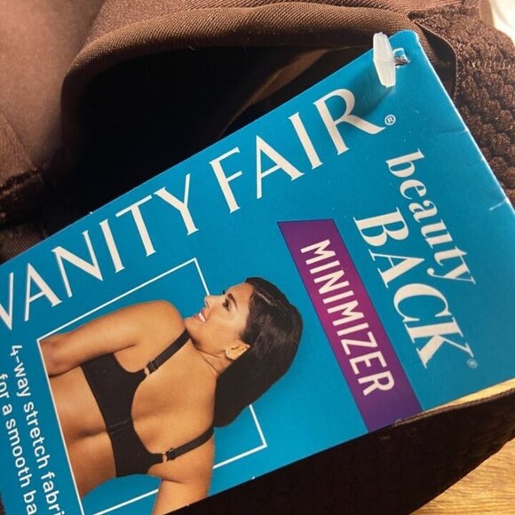 🩷🩷Vanity Fair** Cappuccino Beauty Back Minimizer Bra Size 34G 76080 NWT - Picture 7 of 9